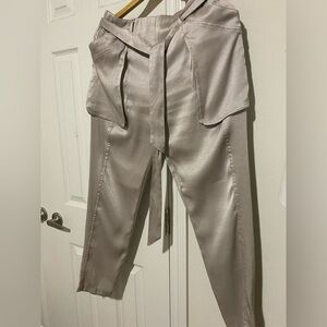 Current Air anthropologie Silver / cream Lining Pants size small